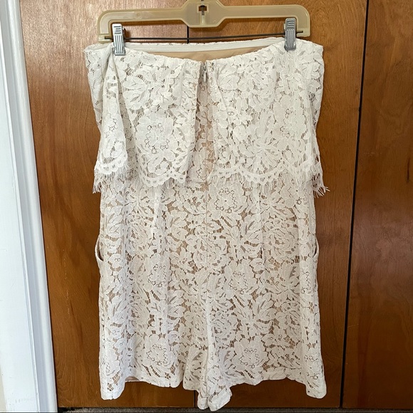 NWT Large Mixology White Lace Romper - Picture 3 of 4